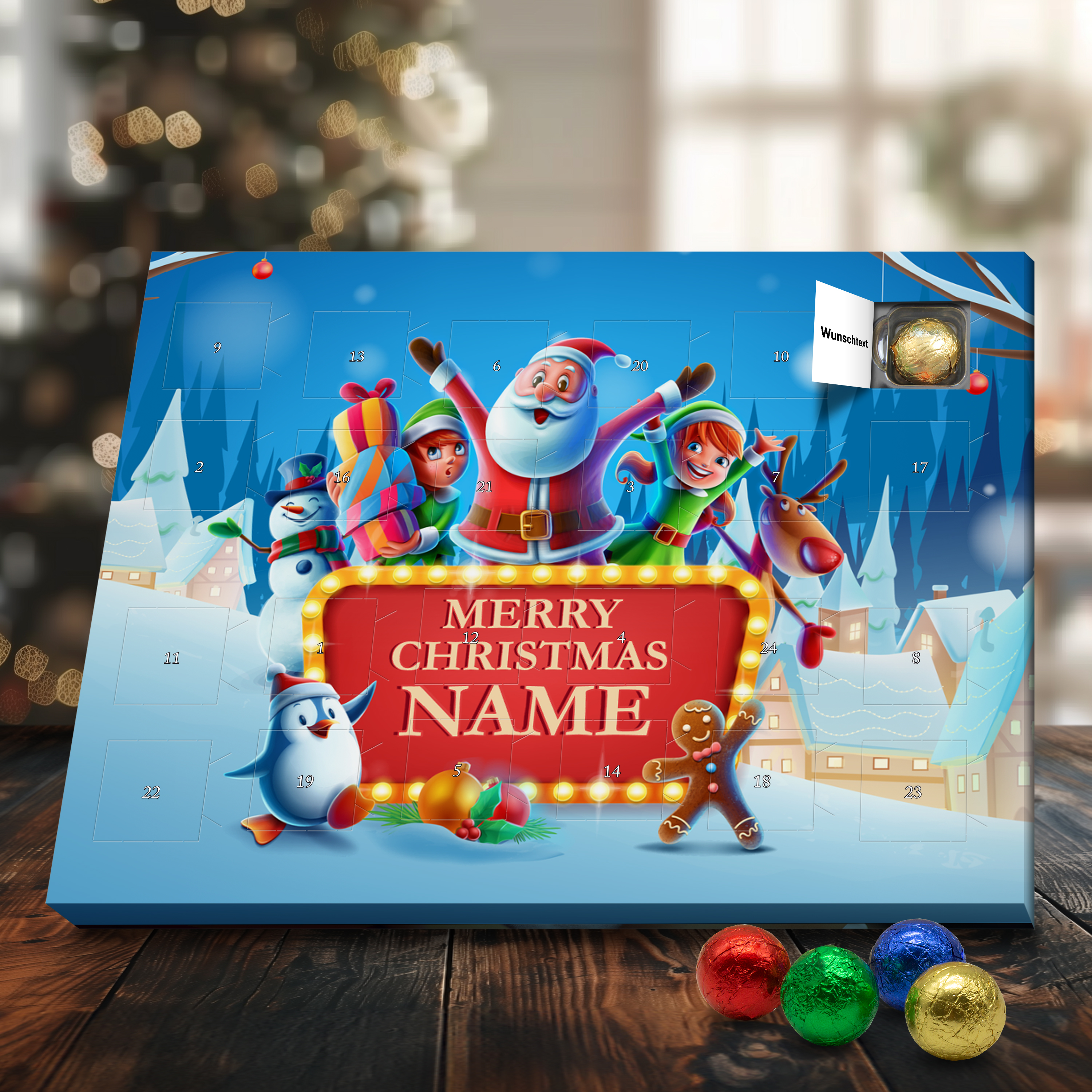 Namens-Adventskalender Schoko Classic 4