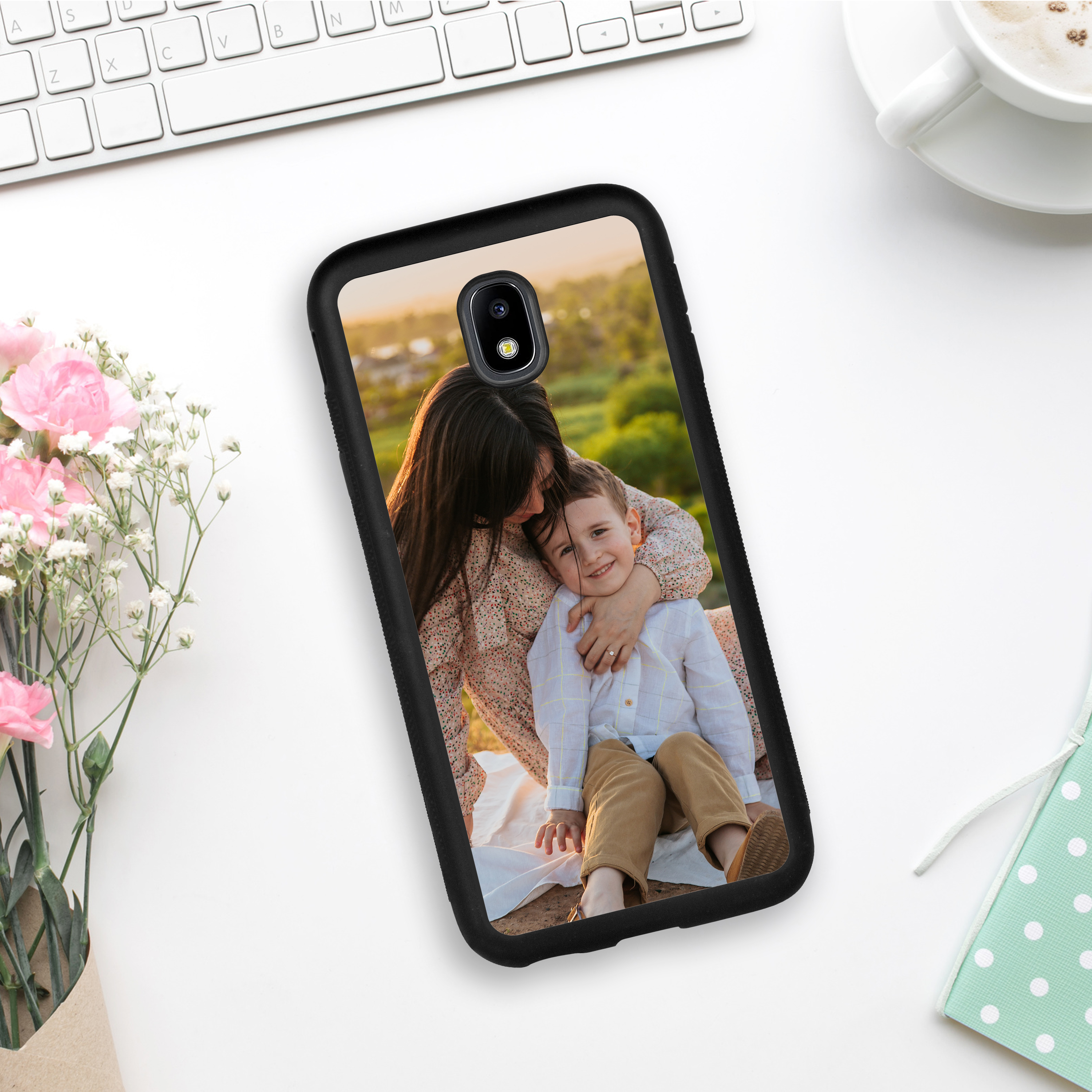 Galaxy J3 (2017) schwarz Softcase 3