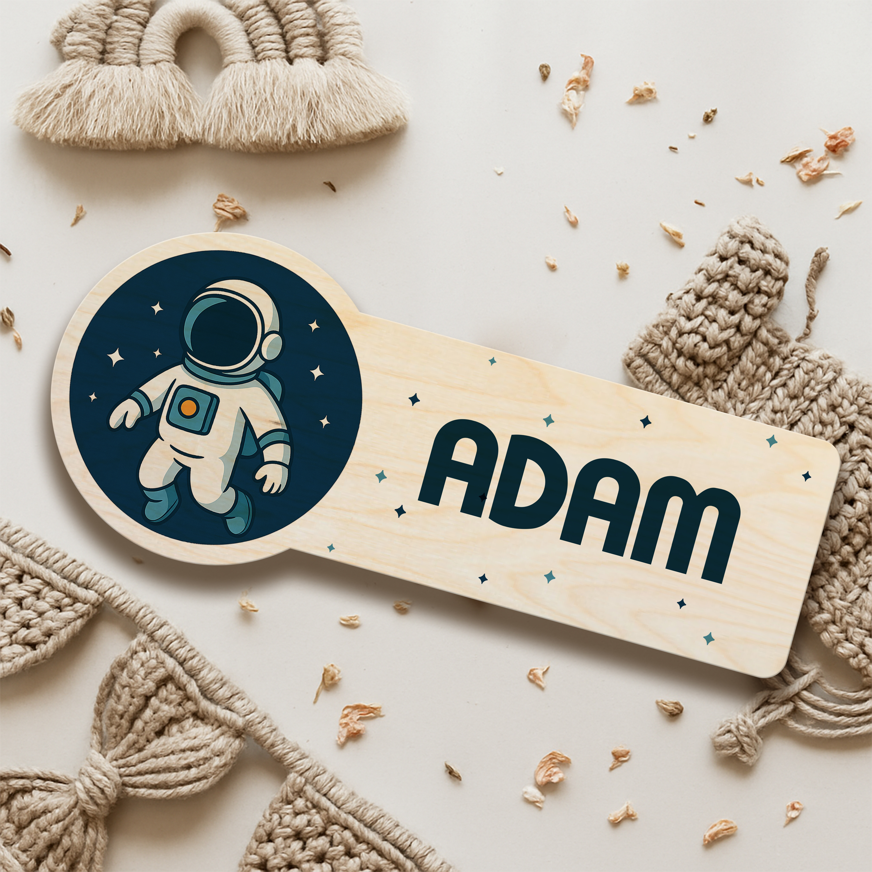 Kinderzimmer-Türschild "Rund" - Standard 4