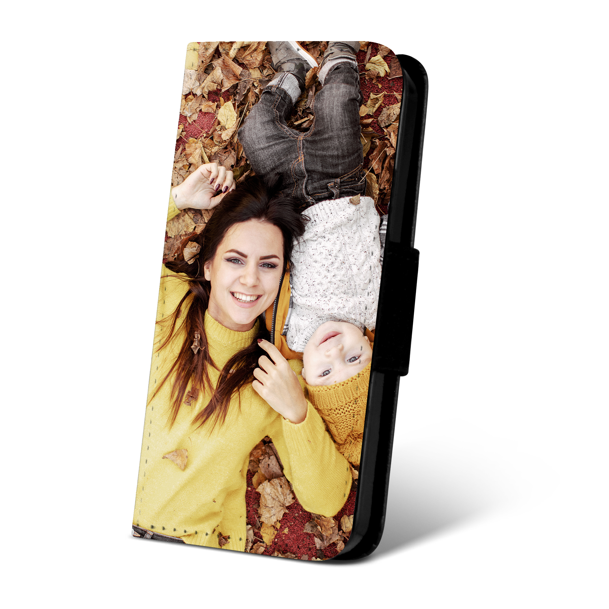 iPhone SE (2016) Flipcase schwarz 2