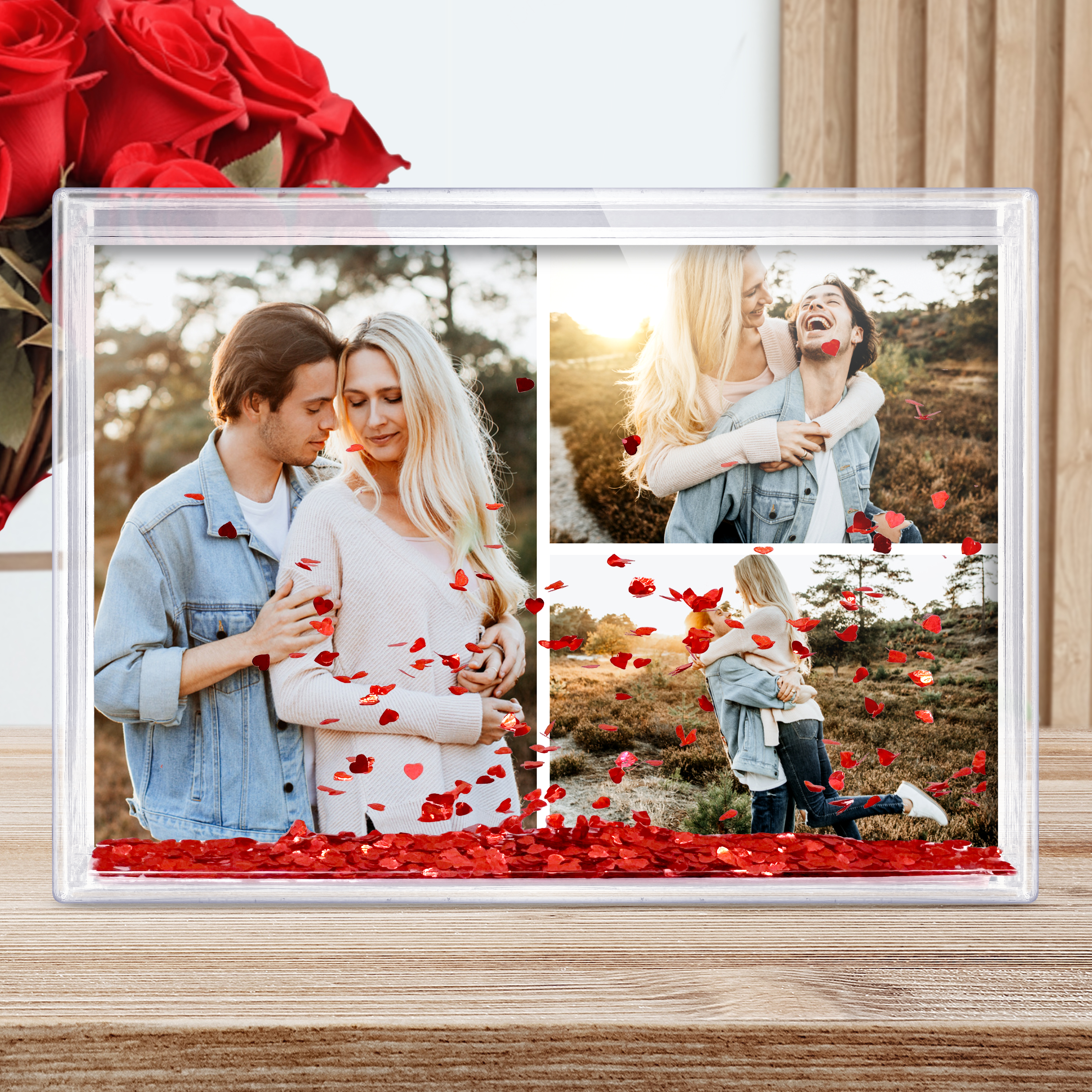 Schüttelrahmen Herzen 6