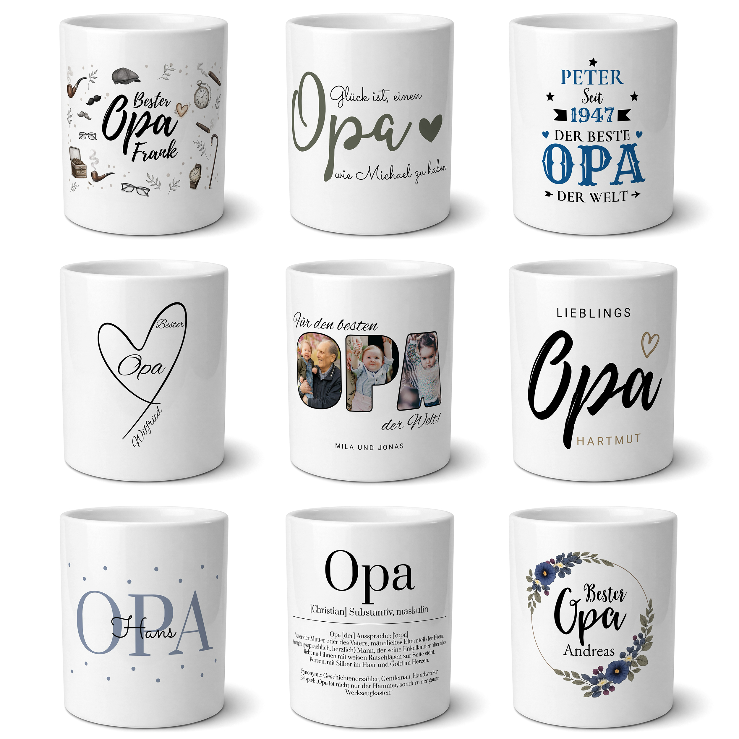 Bester Opa Tasse Weiß 4