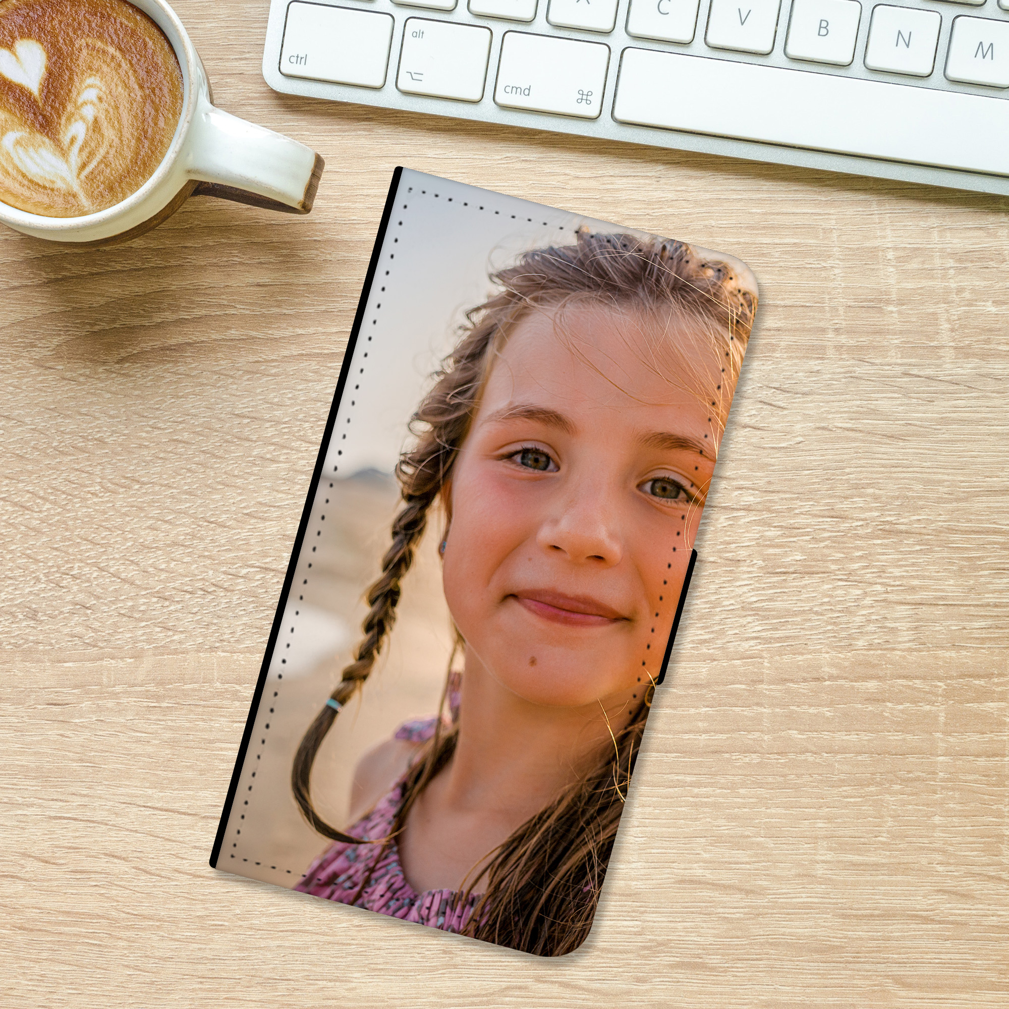 iPhone 7 Plus Flipcase schwarz 2