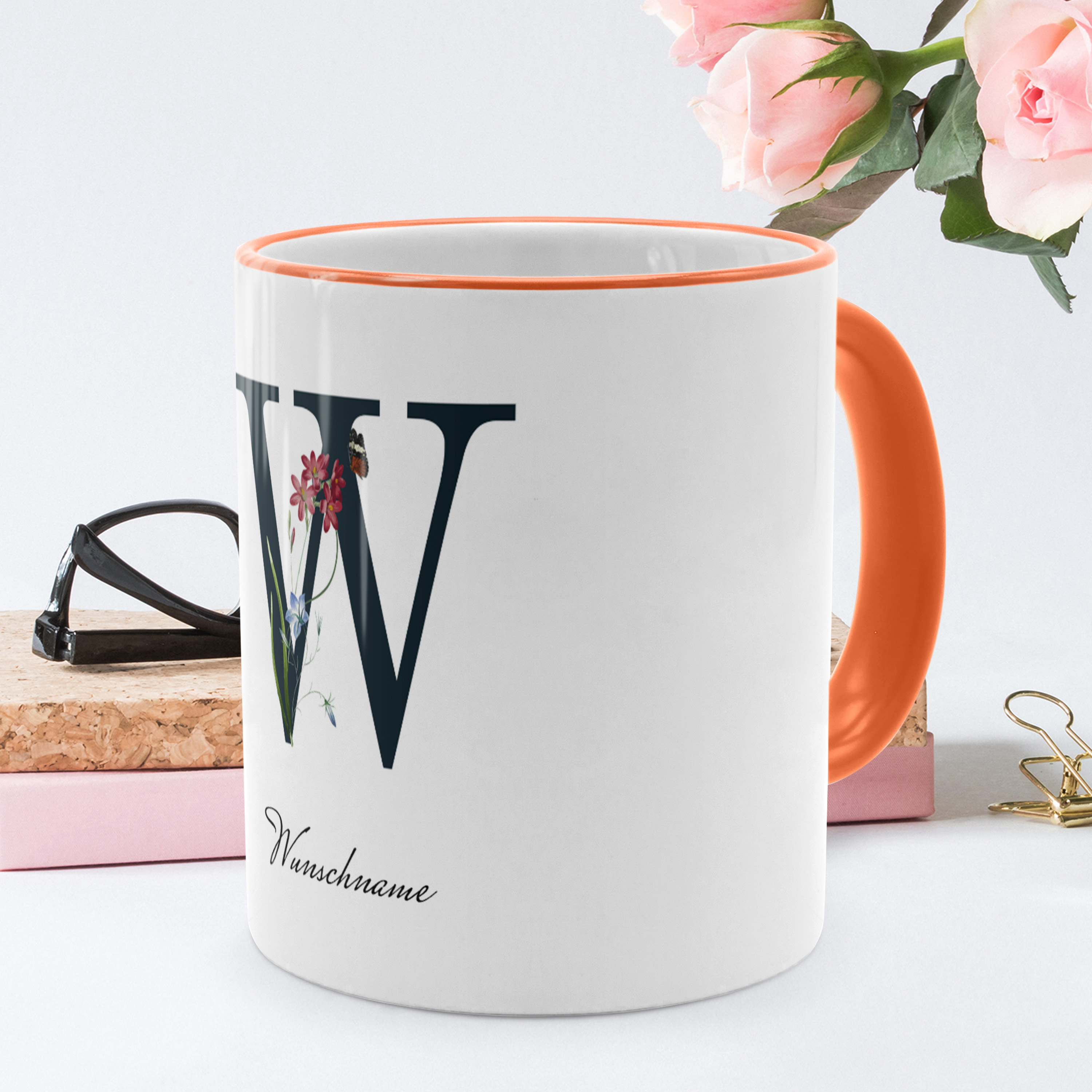 Initialentasse Standard Orange 4